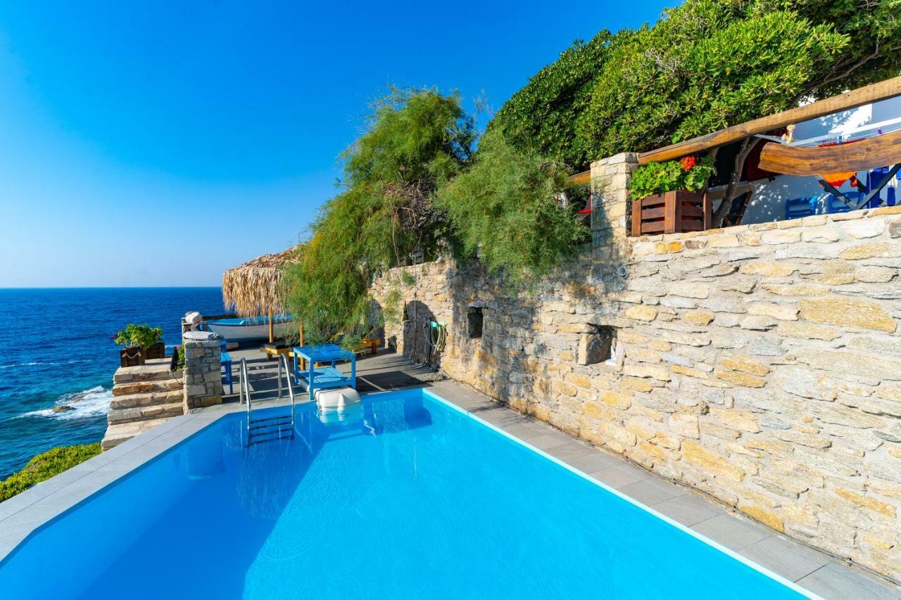 Ikarian Endless Blue Guest House Kouniadi Bagian luar foto