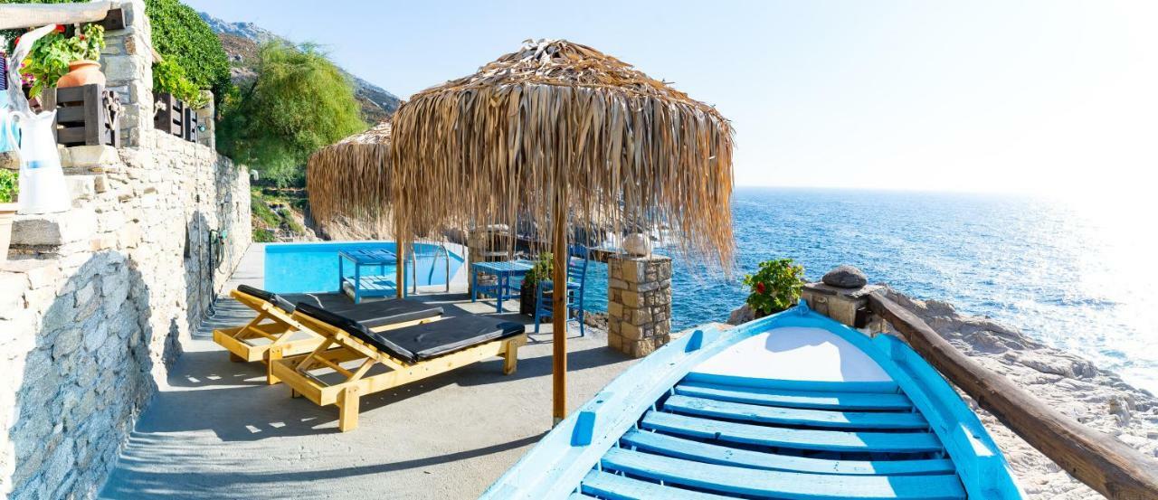 Ikarian Endless Blue Guest House Kouniadi Bagian luar foto