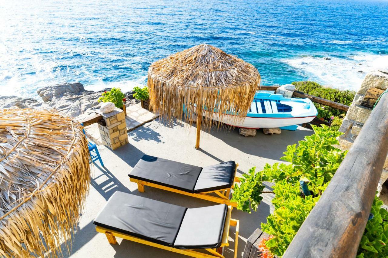 Ikarian Endless Blue Guest House Kouniadi Bagian luar foto