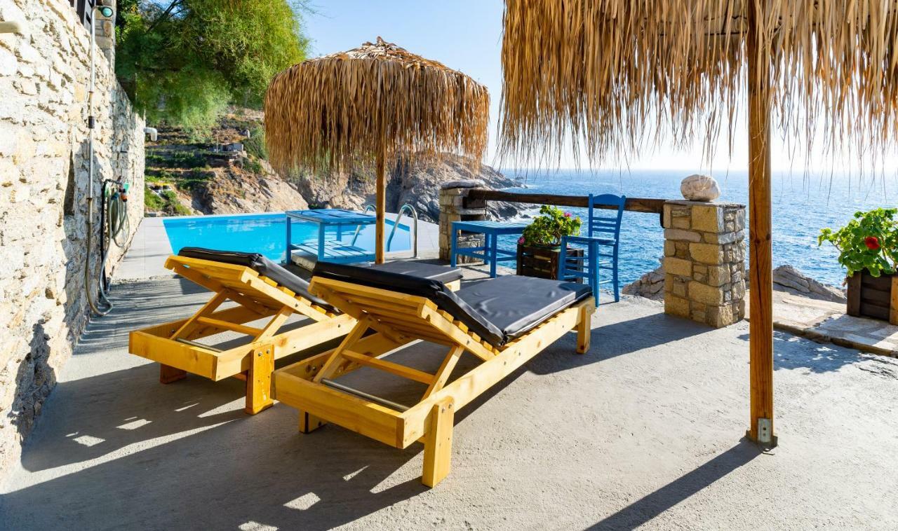Ikarian Endless Blue Guest House Kouniadi Bagian luar foto