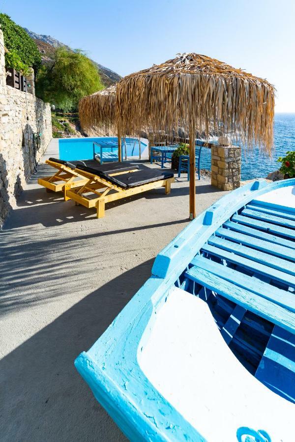 Ikarian Endless Blue Guest House Kouniadi Bagian luar foto