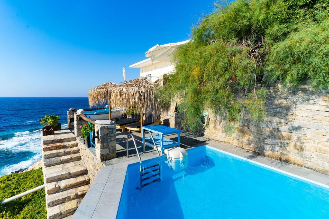 Ikarian Endless Blue Guest House Kouniadi Bagian luar foto