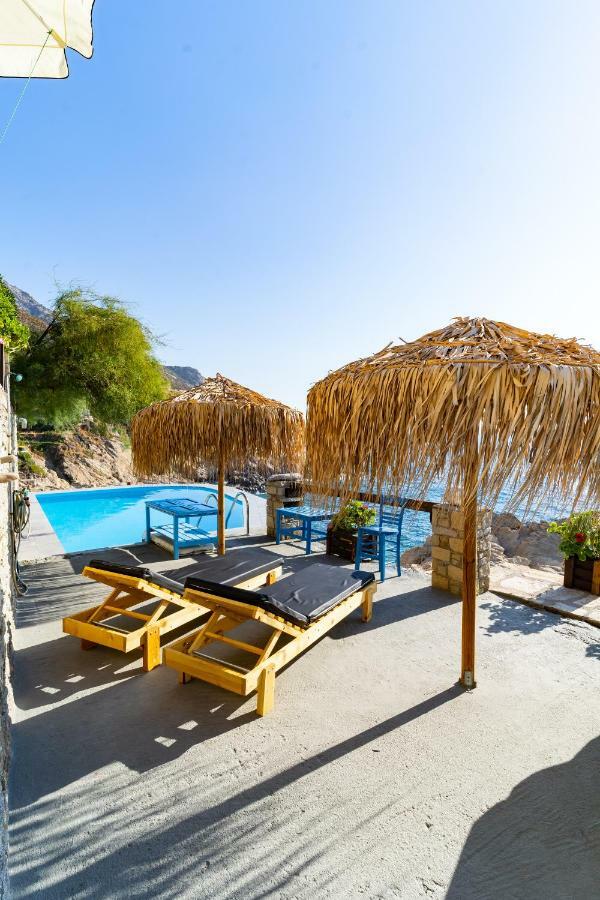 Ikarian Endless Blue Guest House Kouniadi Bagian luar foto