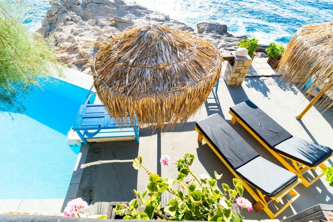 Ikarian Endless Blue Guest House Kouniadi Bagian luar foto