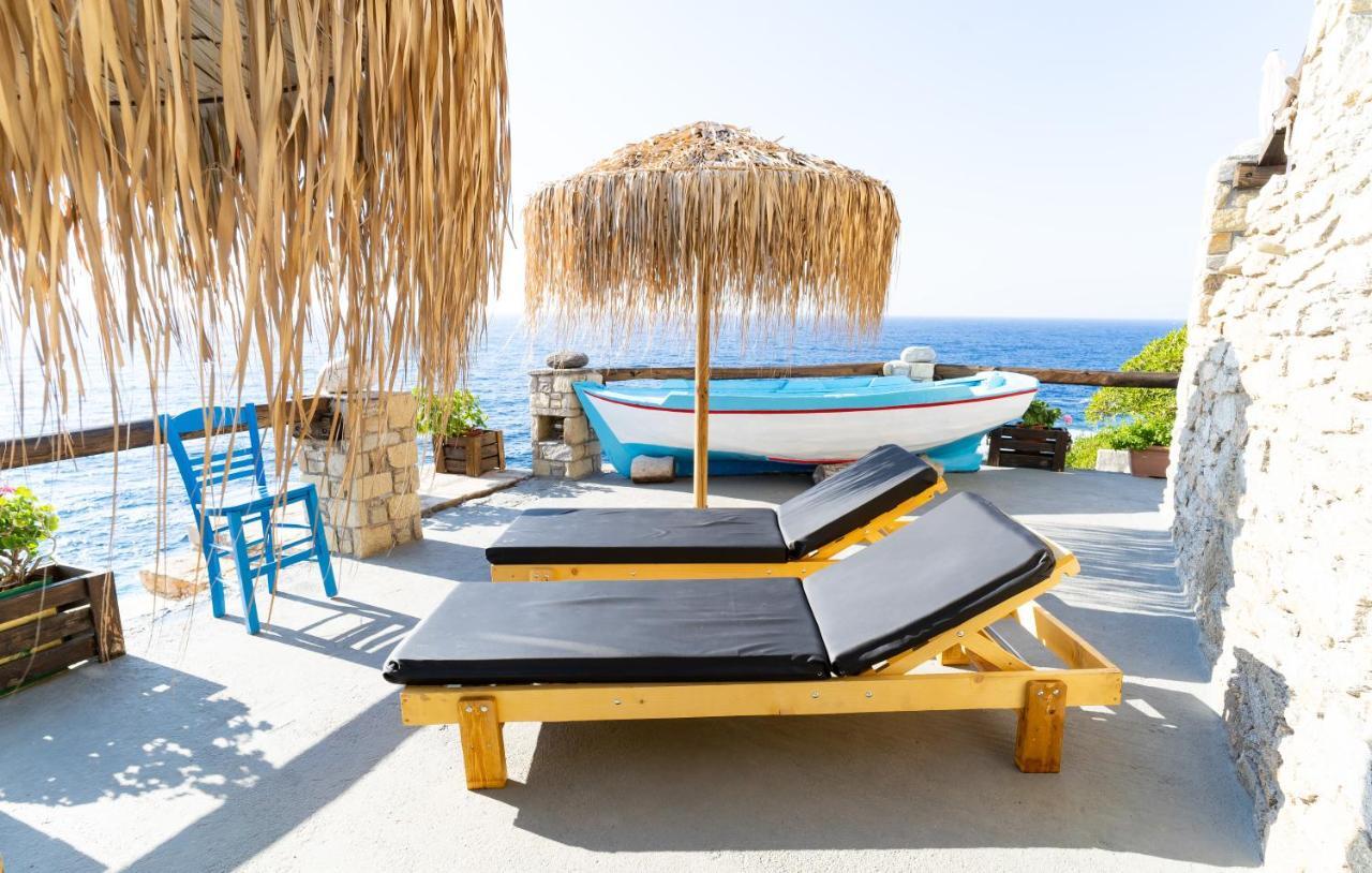 Ikarian Endless Blue Guest House Kouniadi Bagian luar foto